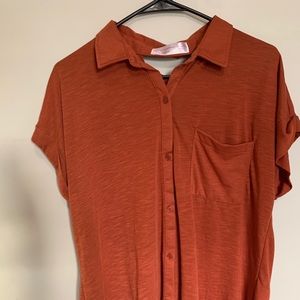 BURNT ORANGE TOP